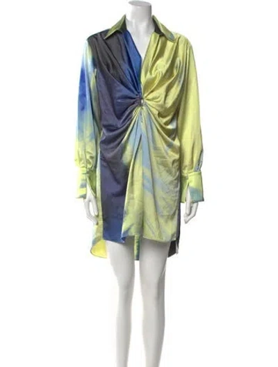 Pre-owned Simkhai Printed Mini Dress In Multi