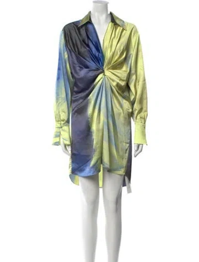 Pre-owned Simkhai Printed Mini Dress In Multi