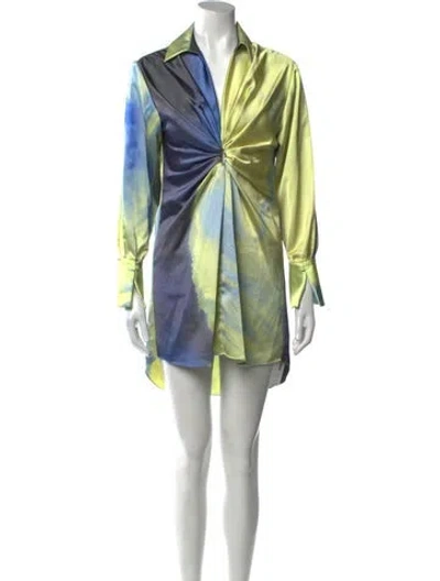 Pre-owned Simkhai Printed Mini Dress In Multi