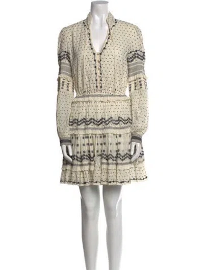 Pre-owned Simkhai Printed Mini Dress In Neutral