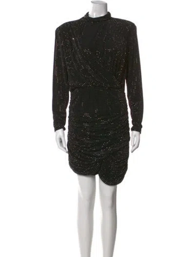 Pre-owned Simkhai Printed Mini Dress W/ Tags In Black