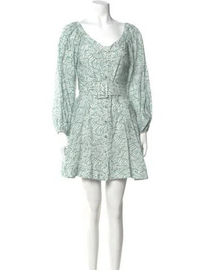Pre-owned Simkhai Printed Mini Dress W/ Tags In Multi