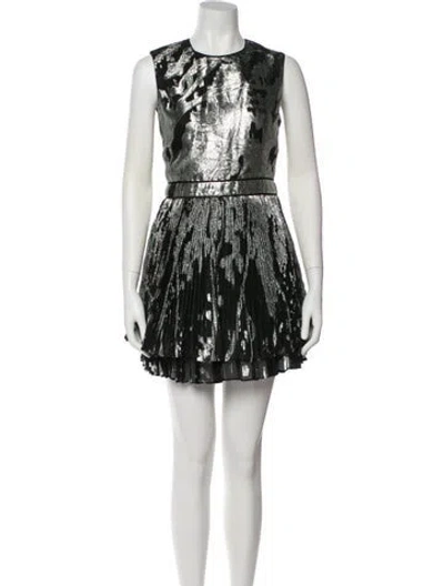 Pre-owned Simkhai Printed Mini Dress W/ Tags In White