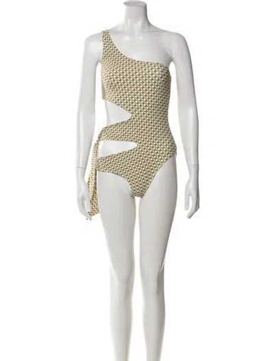 Pre-owned Simkhai Printed One-piece W/ Tags In Multi