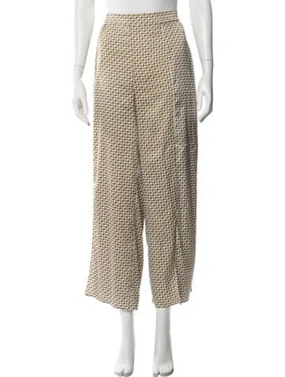 Pre-owned Simkhai Printed Pajamas In Yellow
