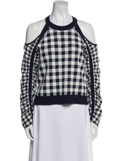 Pre-owned Simkhai Printed Scoop Neck Crop Top In Multi