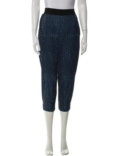 Pre-owned Simkhai Printed Sweatpants In Blue
