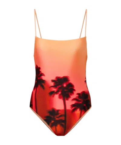 SIMKHAI PRINTED SWIMSUIT
