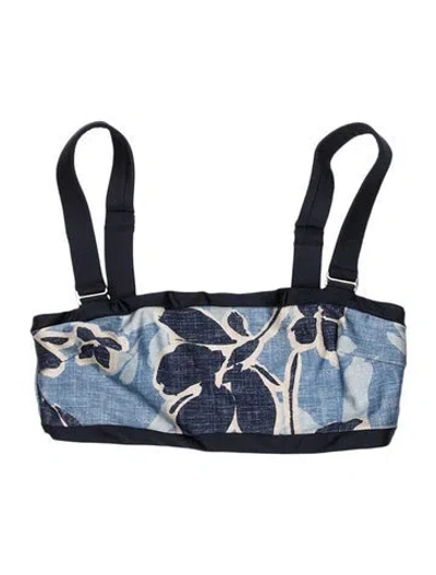 Pre-owned Simkhai Printed Top In Blue