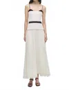 Simkhai Women's Quinlin Midi Dress In Snow Multi In White