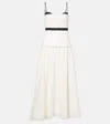 Simkhai Women's Quinlin Midi Dress In Snow Multi In White