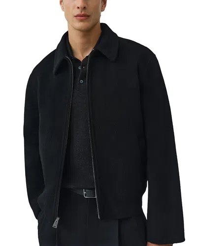 SIMKHAI QUINN ZIP FRONT WOOL & CASHMERE JACKET
