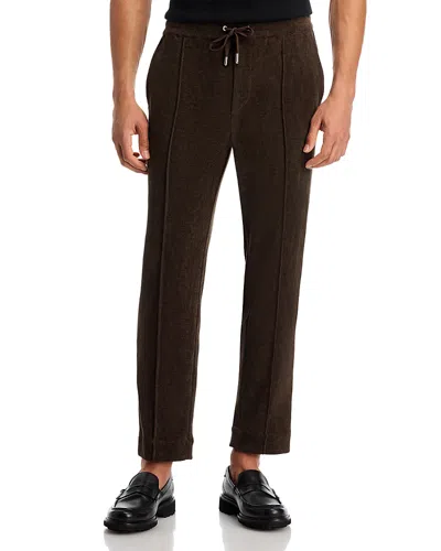 Simkhai Ralph Slim Fit Cuffed Corduroy Pants In Brown