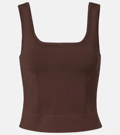 Simkhai Ramaina Tank Top In Brown