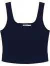 Simkhai Ramaina Square-neck Tank Top In Blue