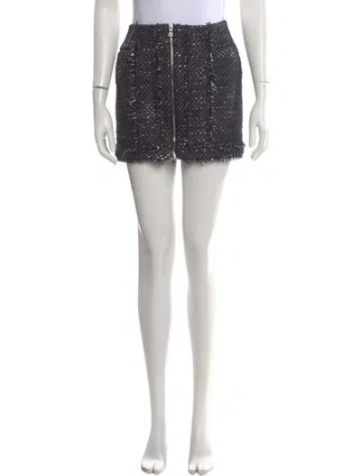 Pre-owned Simkhai Raw-edge Trim Mini Skirt In Multi