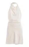 Simkhai Reanna Satin Mini Dress In White