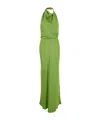 Simkhai Reannon Halterneck Maxi Dress In Green