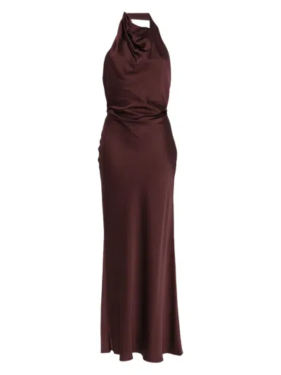 Simkhai Reannon Maxi Dress In Brown