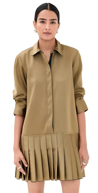 Simkhai Regina Mini Dress Bronze Multi In Brown
