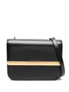 Simkhai Remy Flap Leather Crossbody Bag In Black
