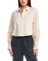 Simkhai Renata Cropped Button-down Shirt