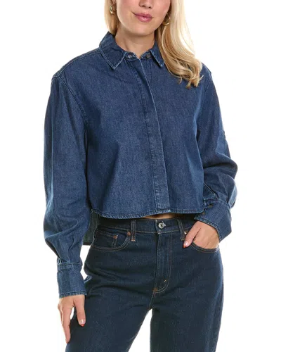 Simkhai Renata Shirt In Dark Denim