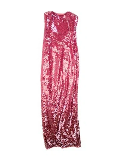 Pre-owned Simkhai Resin Long Dress In Pink