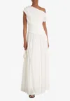 Simkhai Rhiannon Short-sleeved Midi Dress In White