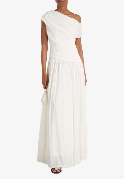SIMKHAI RHIANNON SHORT-SLEEVED MIDI DRESS