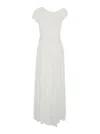 Simkhai Rhiannon Short-sleeved Midi Dress In White