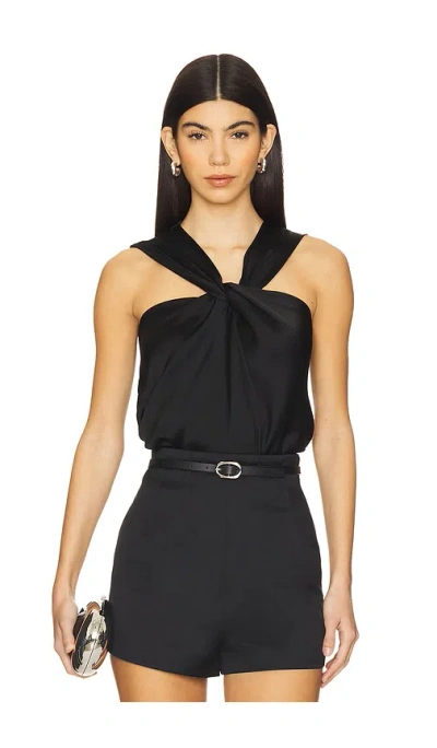 Simkhai Ria Sleeveless Top In Black