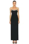 Simkhai Riona Bustier Gown In Black