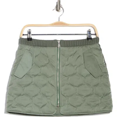 Simkhai Ripley Onion Quilted Miniskirt In Park Slope