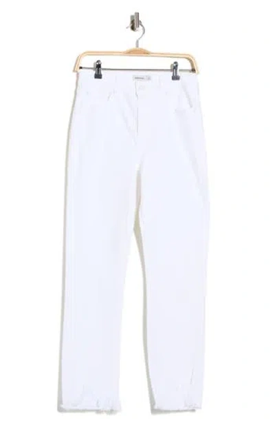 Simkhai River High Waist Straight Leg Jeans In White