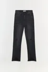 Simkhai River Straight Leg Denim Pants In Vintage Noir