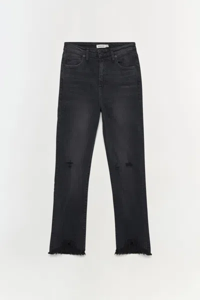 Simkhai River Straight Leg Denim Pants In Vintage Noir