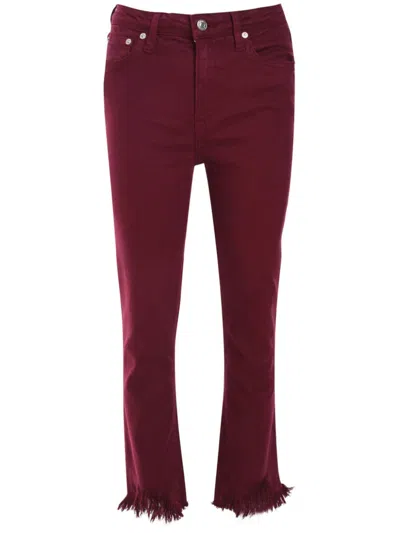Simkhai River Straight Trousers In Red