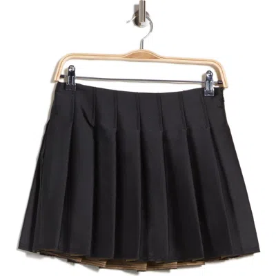 Simkhai Rives Pleated Mini Skort In Black Multi