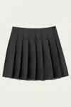 Simkhai Rives Pleated Mini Skort In Black Multi In Black