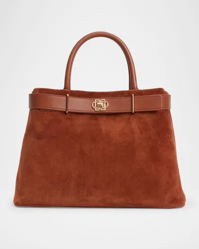 Simkhai Roan Suede Tote Bag In Black