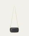 Simkhai Rola Zip Leather Camera Crossbody Bag In Black