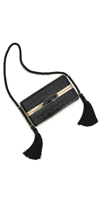 Simkhai Roma Shoulder Bag Black Gold