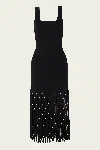 Simkhai Romelia Knit Midi Dress In Black In Black
