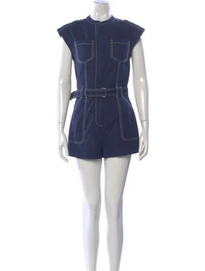 Pre-owned Simkhai Romper In Blue