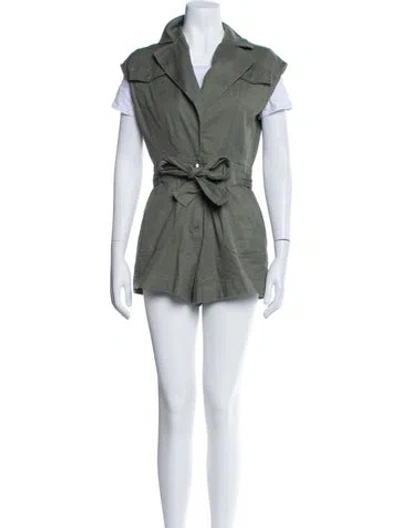 Pre-owned Simkhai Romper In Green