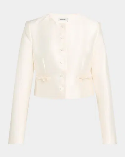 Simkhai Romy Cropped Jacket In Neutral