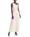 Simkhai Ronnie Draped Asymmetric Top In Ballet Pink