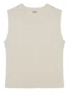 Simkhai Round-neck Sleeveless Tank Top In Neutral