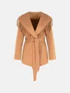 Simkhai 'rowen' Camel Wool Blend Coat In Multi